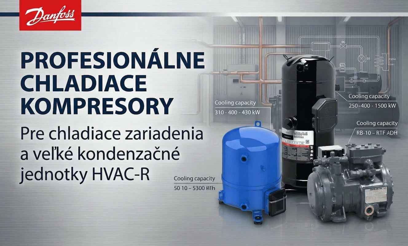 Hermetické a polo-hermetické kompresory