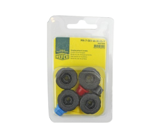 Náhradné gombíky modré, čierne, červené, žlté 4687094 Refco