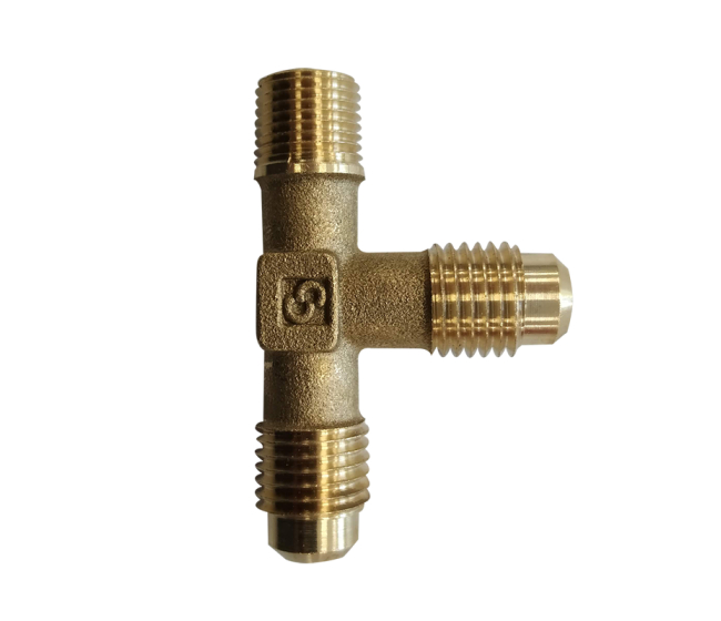 T-kus závitový 2*1/4 SAE - 1*1/8NPT 8380/122 Castel