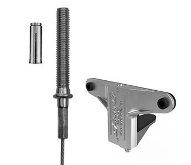 Záves na VZT štvorhranné potrubie 3m do betónu TPZGR22EF8 Gripple