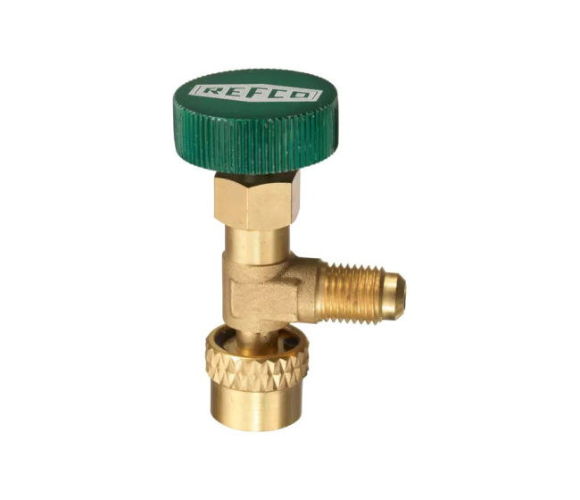 Servisný ventil  A-33410 1/4" SAE x 5/16" 4681645 Refco