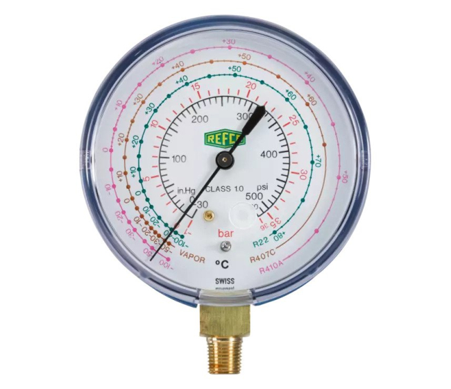 Manometer M5-250-DS-MULTI22/134/404/407C Refco