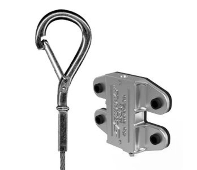 Záves na VZT štvorhranné potrubie 1m s minihákom TPZPL21EC Gripple