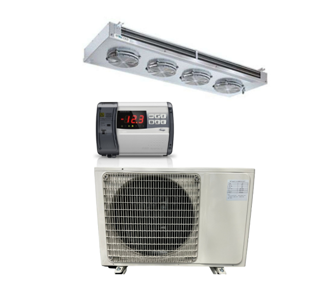 Technológia pre chladenie vínnej pivnice a kvetín komplet set, Qch=5kW, R134a, +5°C/+10°C 