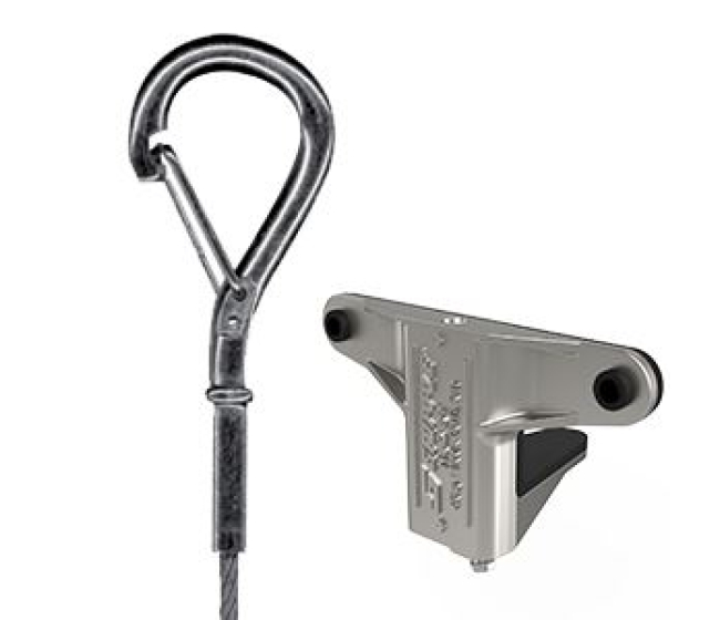 Záves na VZT štvorhranné potrubie 3m s minihákom TPZGR23EC Gripple