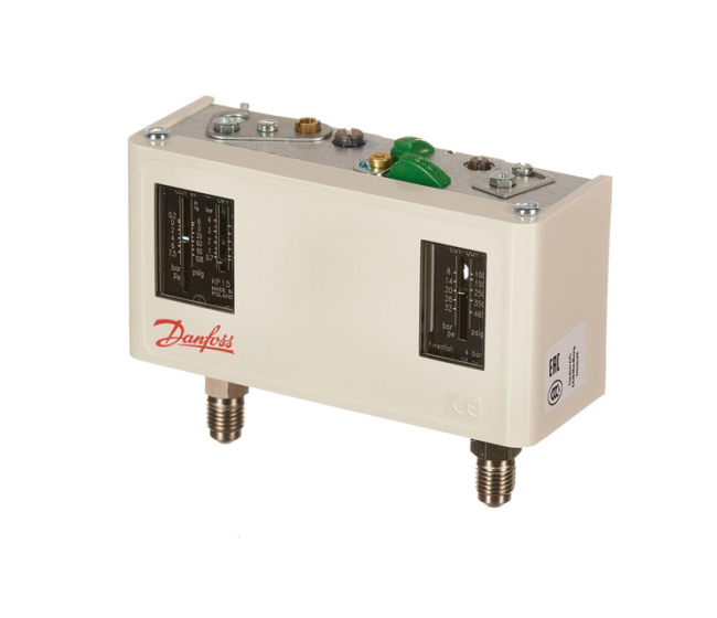 Presostat duo KP15 auto/manual reset Danfoss