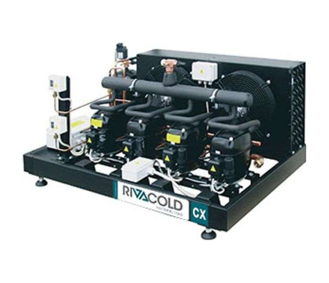  Združená kompresorová jednotka s hermetickým kompresorom N3XSC15DL R404A C3NMC15Z0F11 Rivacold