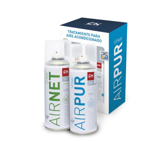 Set čističov na výparníky AIRNET a AIRPUR aerosol 400ml CH QUIMICA