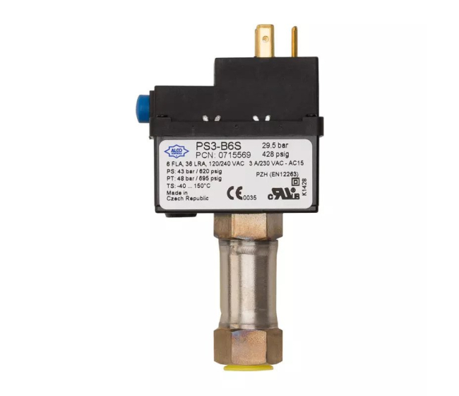 Presostat vysokotlaký PS3 B6S 0715563 manual reset Alco