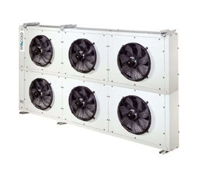 Vzduchový kondenzátor  6X500 R=2-PA=2,1 POLI4+4  RRC065002V Rivacold