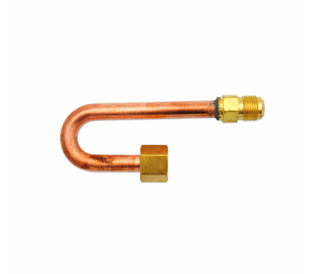 Medené pripojenie 3/8 * 1 mm - 180° Tecnogas