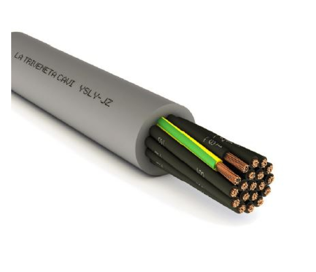 Kábel YSLY-JZ 7x0,75, balenie 100m