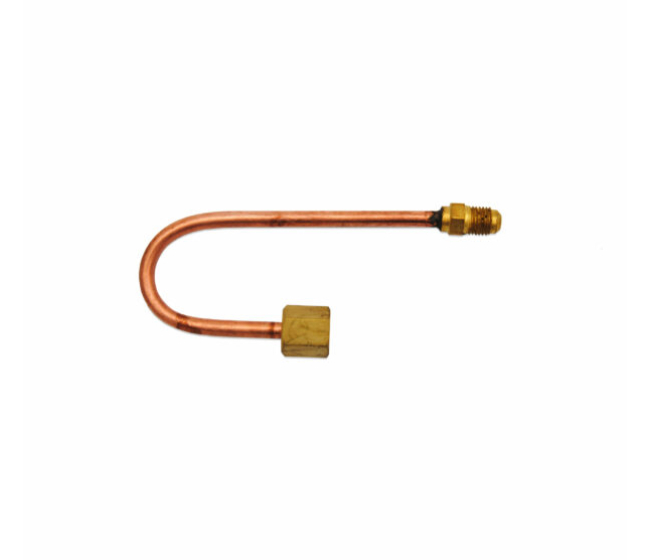 Medené pripojenie 1/4 * 1 mm - 180° Tecnogas