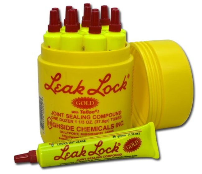 Vysokoúčinný tesniaci tmel na závity EZ-131/12 LEAK LOCK GOLD 4689122 Refco